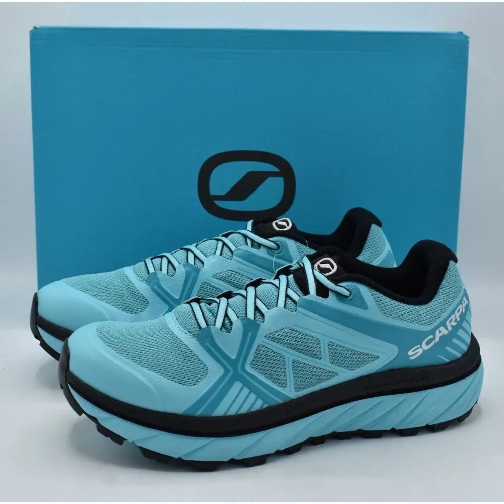 Scarpa Size EU 38.5 US 7 1/3 Spin Infinity Scuba Blue Hiking Trail Running Shoes